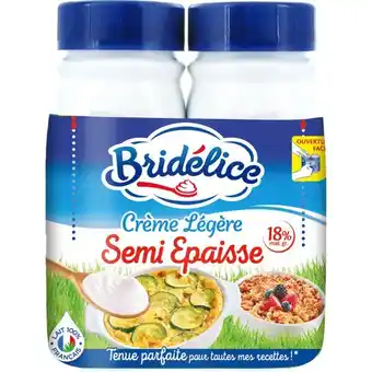 Carrefour Market Bridélice crème légère offre