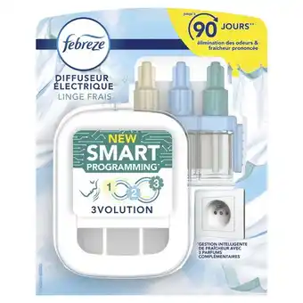Carrefour Market Febreze smart désodorisant ménager diffuseur électrique offre