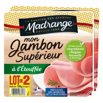 Carrefour Market Madrange jambon supérieur à l'étouffée offre