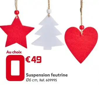 Gifi Suspension feutrine offre