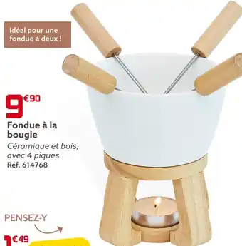 Gifi Fondue à la bougie offre