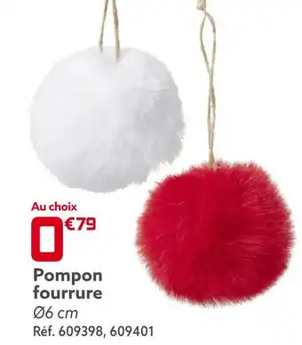 Pompon fourrure