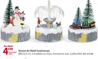 Gifi Scène de noël lumineuse offre