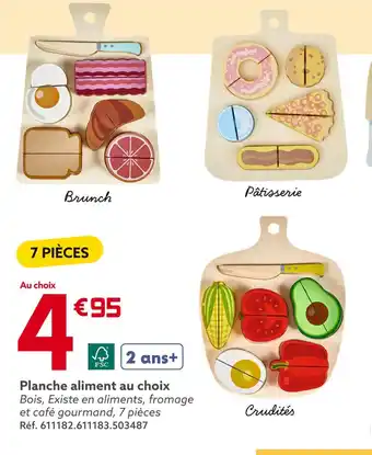 Gifi Planche aliment au choix offre