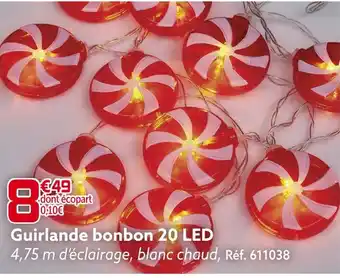Guirlande bonbon 20 led