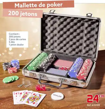 Gifi Mallette de poker offre