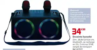 Gifi Enceinte karaoké offre