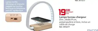 Gifi Lampe bureau chargeur offre