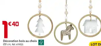Gifi Décoration bois au choix offre