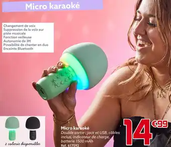 Gifi Micro karaoké offre