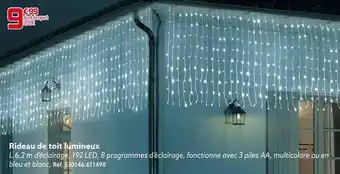 Gifi Rideau de toit lumineux offre