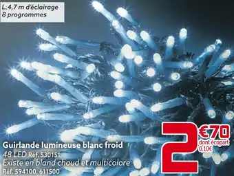 Gifi Guirlande lumineuse blanc froid offre