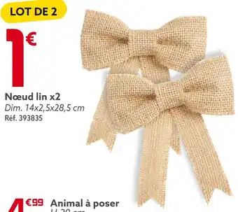 Gifi Nœud lin x2 offre