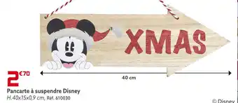 Gifi Disney pancarte à suspendre offre
