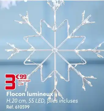 GiFi Flocon lumineux offre