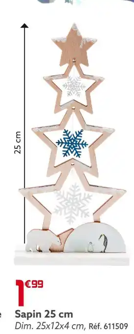 Gifi Sapin 25 cm offre