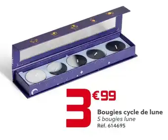 Gifi Bougies cycle de lune offre