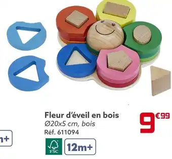 Gifi Fleur d’éveil en bois offre