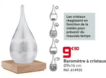 Baromètre à cristaux