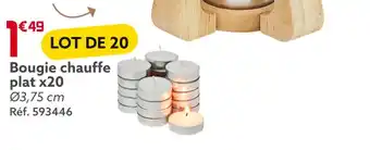 Gifi Bougie chauffe plat x20 offre