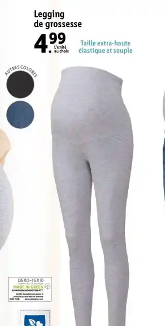 Lidl Legging de grossesse offre