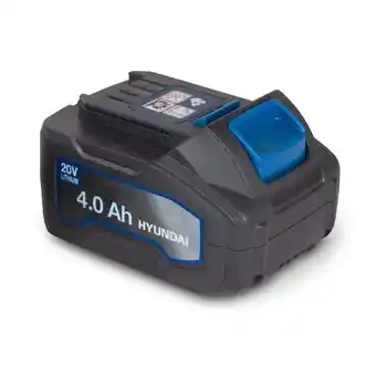 Bricomarché Hyundai - batterie 20 v 4 ah - plateforme 1 - hba20u4 offre
