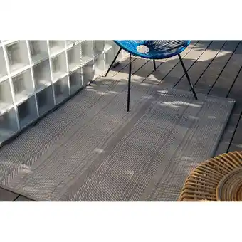 Bricomarché Tapis intérieur/extérieur - brava - 160 x 230 cm - gris/ivoire - cezare offre