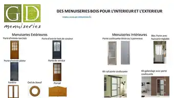 Bricomarché Porte coulissante modele tamera blanc 4 panneaux h204 x l.73 avec rail aluminium gd menuiseries offre