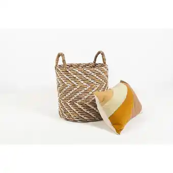 Panier souple elise en jute 35x35cm - cezare