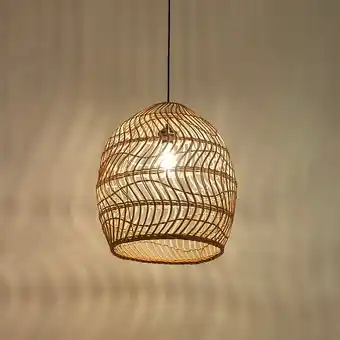Bricomarché Abat-jour pour suspension - estelle - rotin - naturel - cezare - ø45cm offre