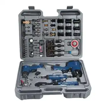 Bricomarché Hyundai – kit 4 outils pneumatique + 71 accessoires - livré en coffret – hac71pcs offre