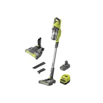 Bricomarché Pack ryobi - aspirateur balai - rsv18-120g - 18v oneplus - 500ml - 1 batterie 2.0ah - 1 chargeur - tête de sol - rsvdfh24 - 2 offre