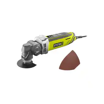 Bricomarché Pack ryobi outil multifonctions rmt300-sa - 300w - sac de transport - 10 triangles abrasifs - rak10mt offre