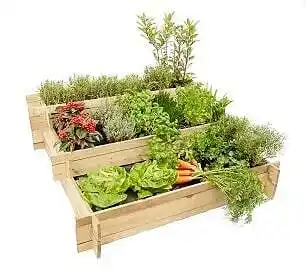 Bricorama Carré potager lipsi naturel - 126x126x40cm offre