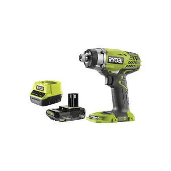 Bricomarché Pack ryobi visseuse à choc r18id3-0 - 18v oneplus - 1 batterie 2.0ah - 1 chargeur rapide offre