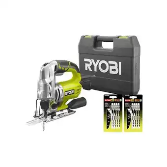 Bricomarché Pack ryobi scie sauteuse pendulaire rjs980-ka5 - 600w - 98mm - lot de 5 lames - 100mm - rak05jsbfc offre
