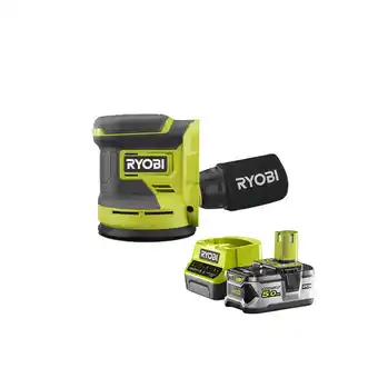 Bricomarché Pack ryobi ponceuse excentrique 18v oneplus rros18-0 - 1 batterie 5.0ah - 1 chargeur rapide rc18120-150 offre