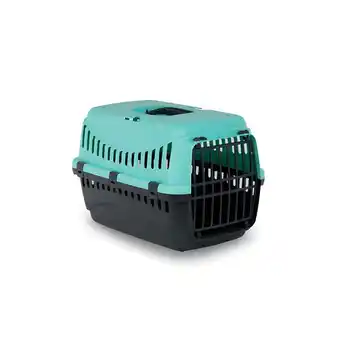 Caisse de transport nayeco animaux de petite taille - bleue - 46x31x32cm