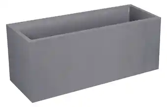 Bricorama Jardinière volcania - gris galet - 98l offre