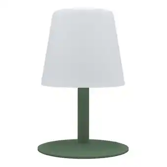 Bricorama Lampe de table sans fil led standy mini vert acier h25cm offre