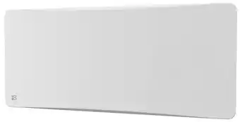 Bricorama Radiateur électrique fixe à inertie sèche fonte + film + plug & play 2000w bestherm almea horizontal blanc offre