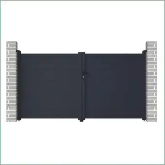 Bricorama Portail alu battant 300x158 michigan - green & grow offre