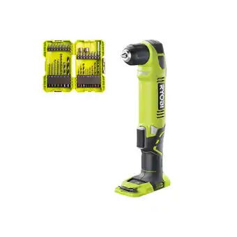 Bricorama Pack ryobi - perceuse-visseuse d'angle rad1801m - 18v oneplus sans batterie ni chargeur - 32 accessoires perçage - vissage - offre