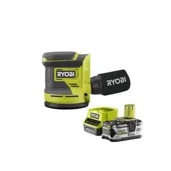 Bricorama Pack ryobi ponceuse excentrique 18v oneplus rros18-0 - 1 batterie 5.0ah - 1 chargeur rapide rc18120-150 offre