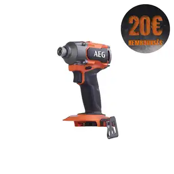 Bricorama Visseuse à chocs aeg 18v brushless - sans batterie ni chargeur - bss18c3b3-0 offre