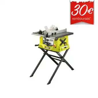 Bricorama Scie sur table électrique ryobi 1800w 254mm - piètement rétractable - rts1800s-g offre