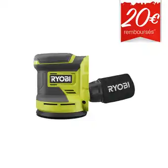Bricorama Ponceuse excentrique ryobi - 18v oneplus - sans batterie ni chargeur - rros18-0 offre