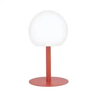 Bricorama Xanlite - lampe à poser boule terracota rechargeable en métal led ip44, 400 lumens, cct et dimmable, hauteur ajustable - lp16 offre