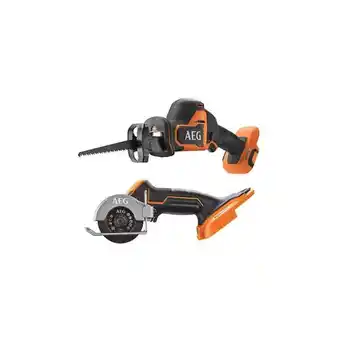 Bricorama Pack aeg scie sabre - mini scie multi-matériaux - 18 v - subcompact - brushless offre