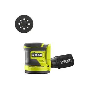 Bricorama Pack ryobi - ponceuse excentrique rros18-0 - 18v oneplus - sans batterie ni chargeur - plateau de ponçage rosp1a - 125 mm offre